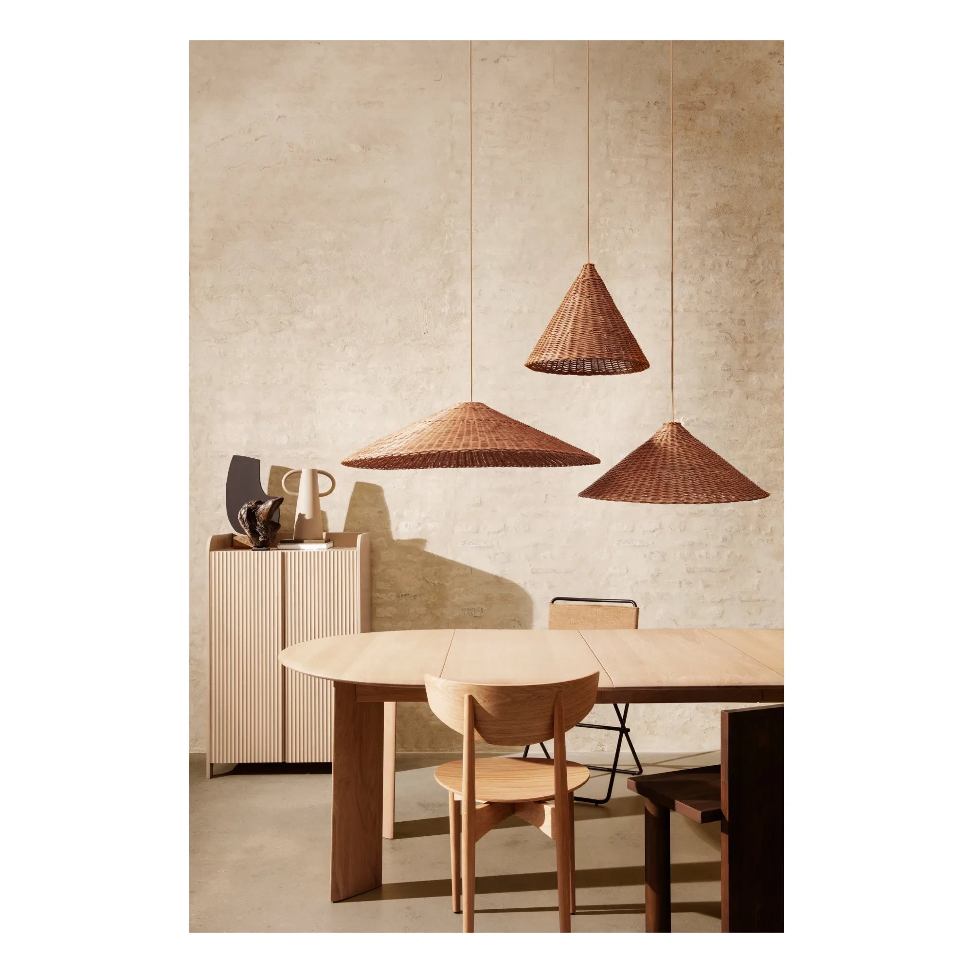 Ferm Living - Dou Rattan Lampshade