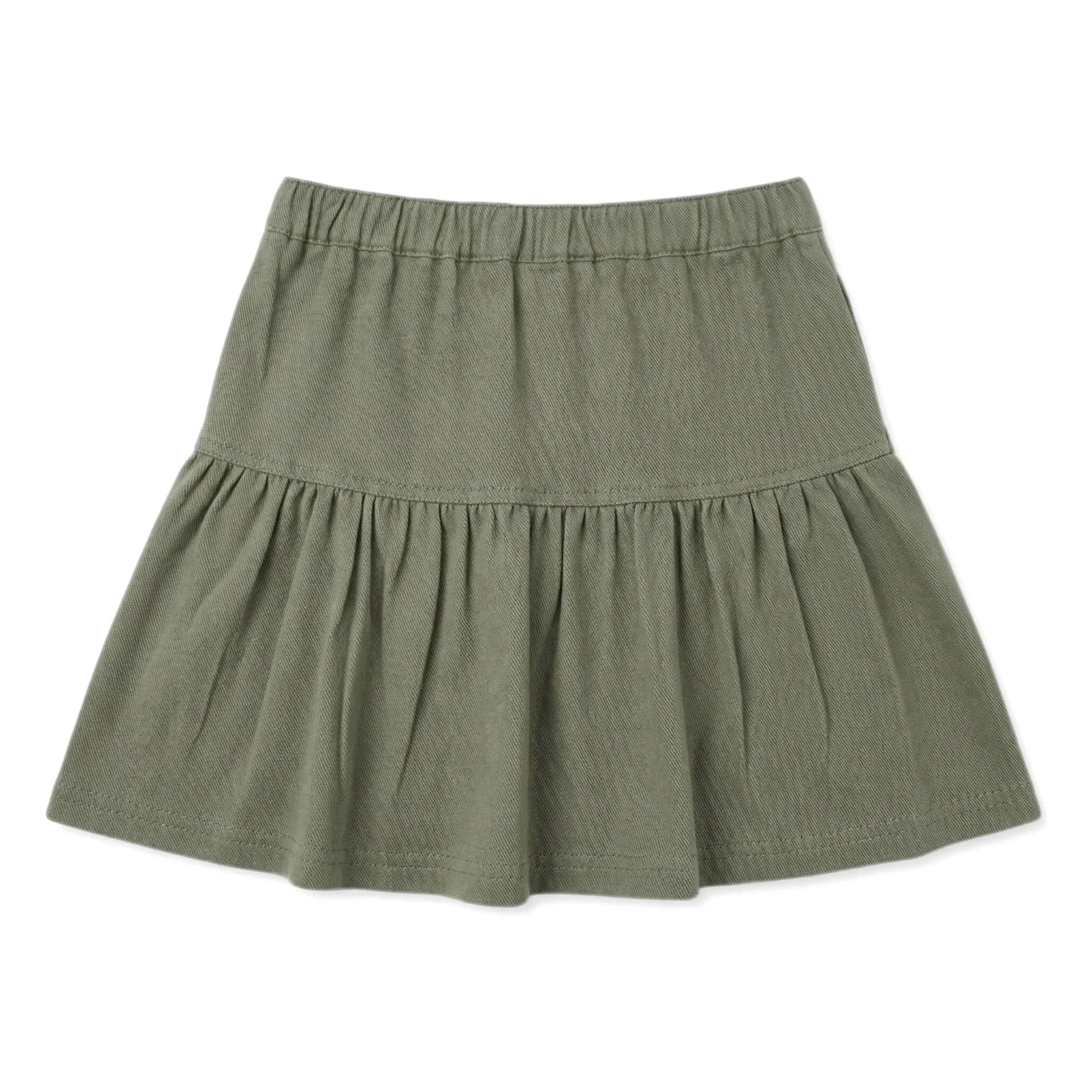 Hundred Pieces - Kaya Fleurie Skirt | Almond Green