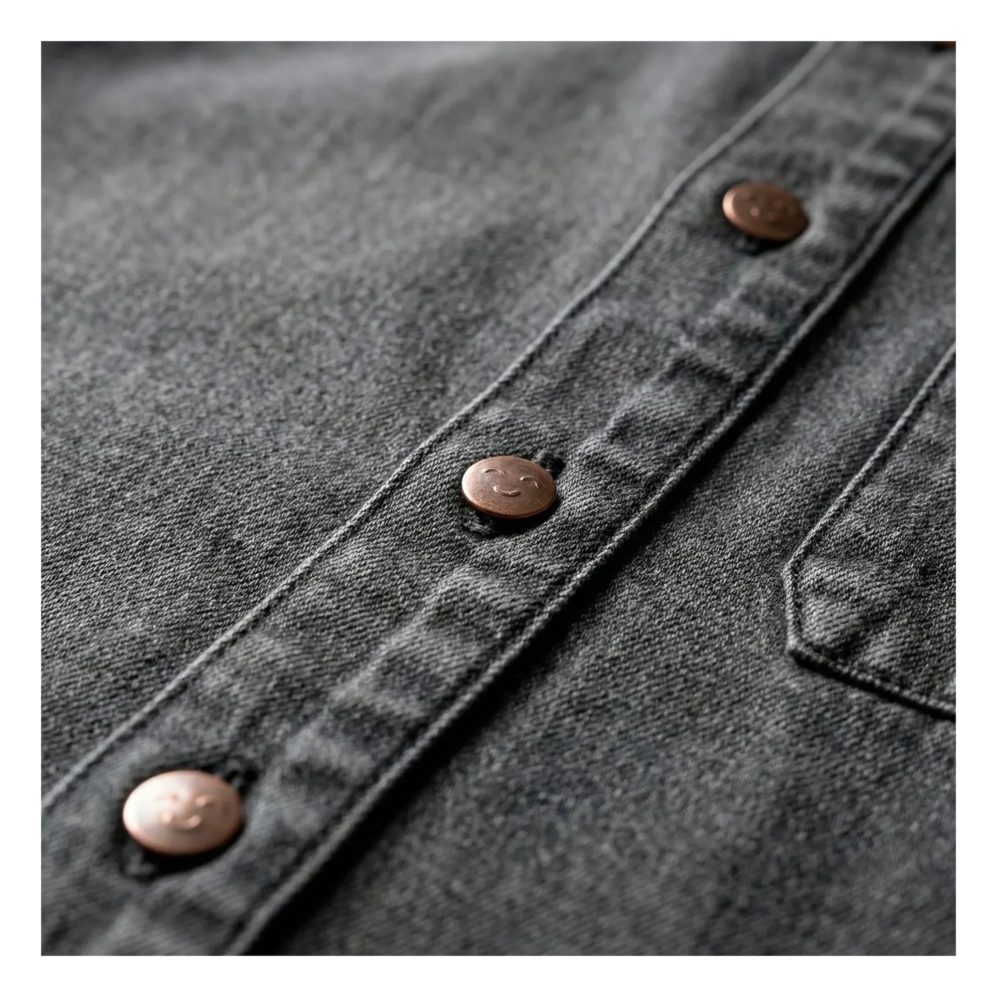Finger in the Nose - Harper Denim Shirt | Gray