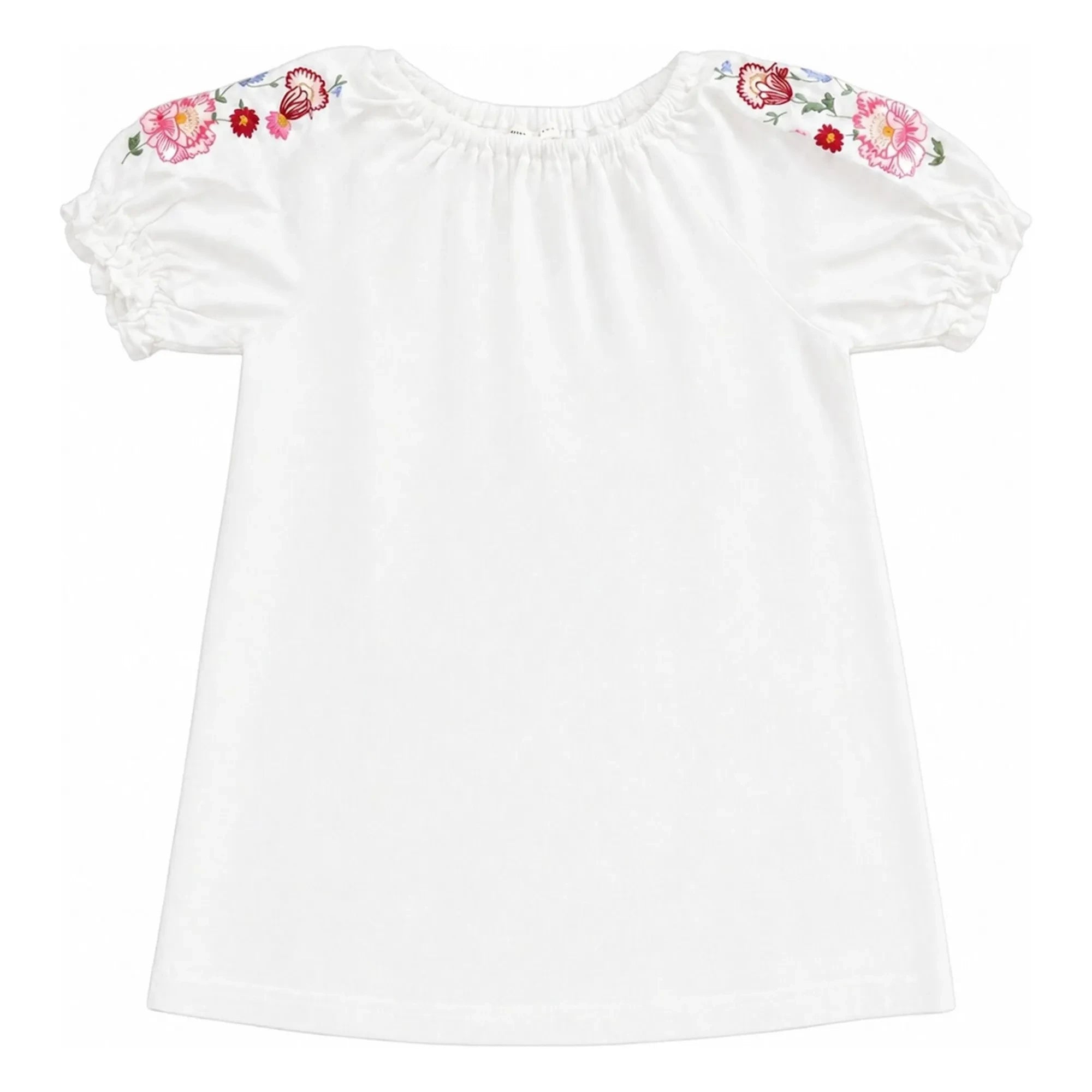 Babe & Tess - Carola Linen Embroidered Dress | Ecru