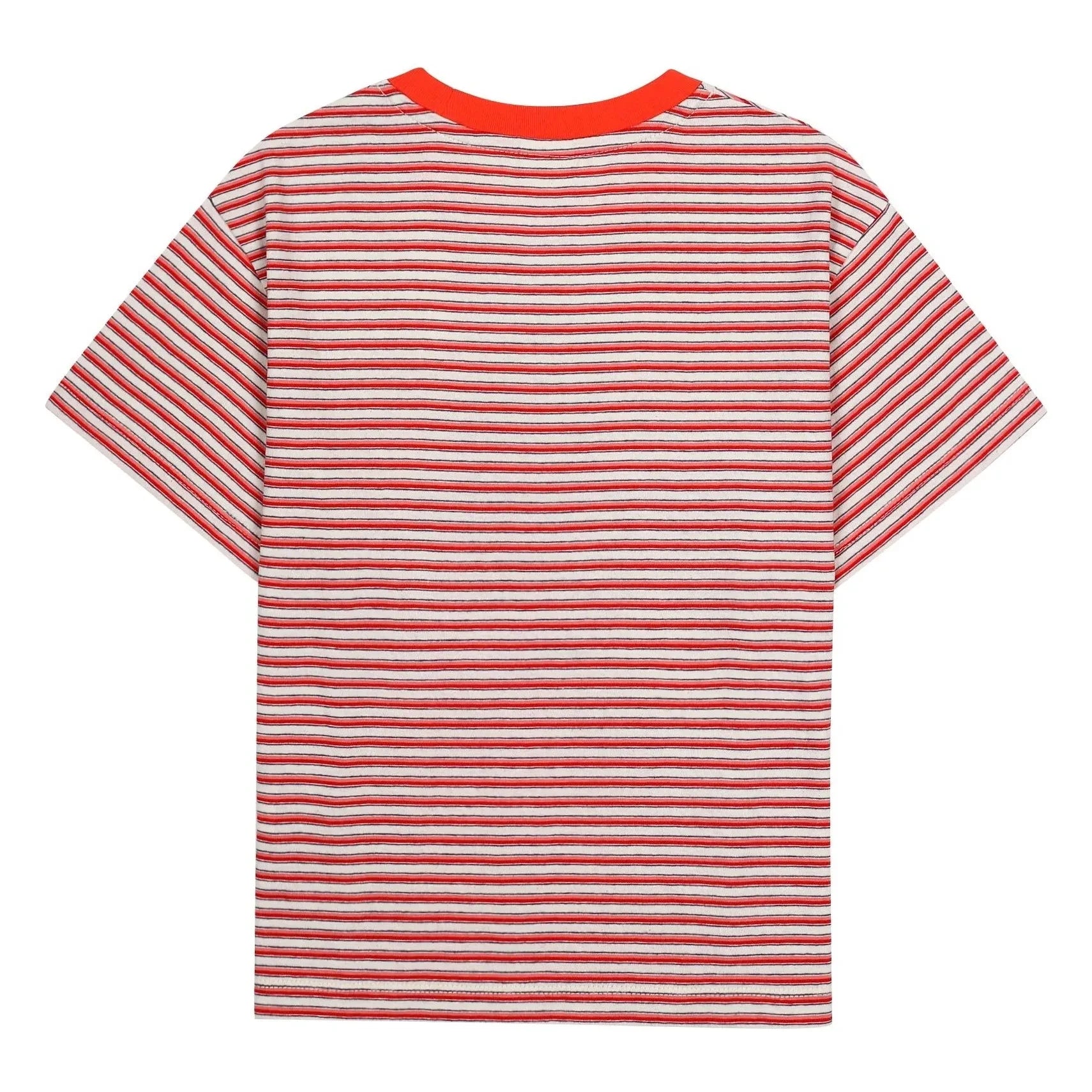 Jelly Mallow - Striped T-Shirt | Red