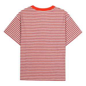 Jelly Mallow - Striped T-Shirt | Red