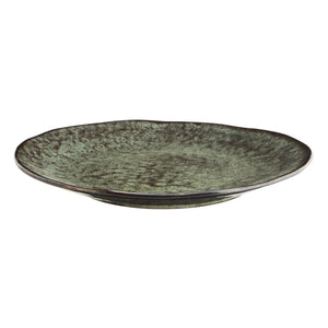 Madam Stoltz - Stone Ceramic Plate | Dark Green