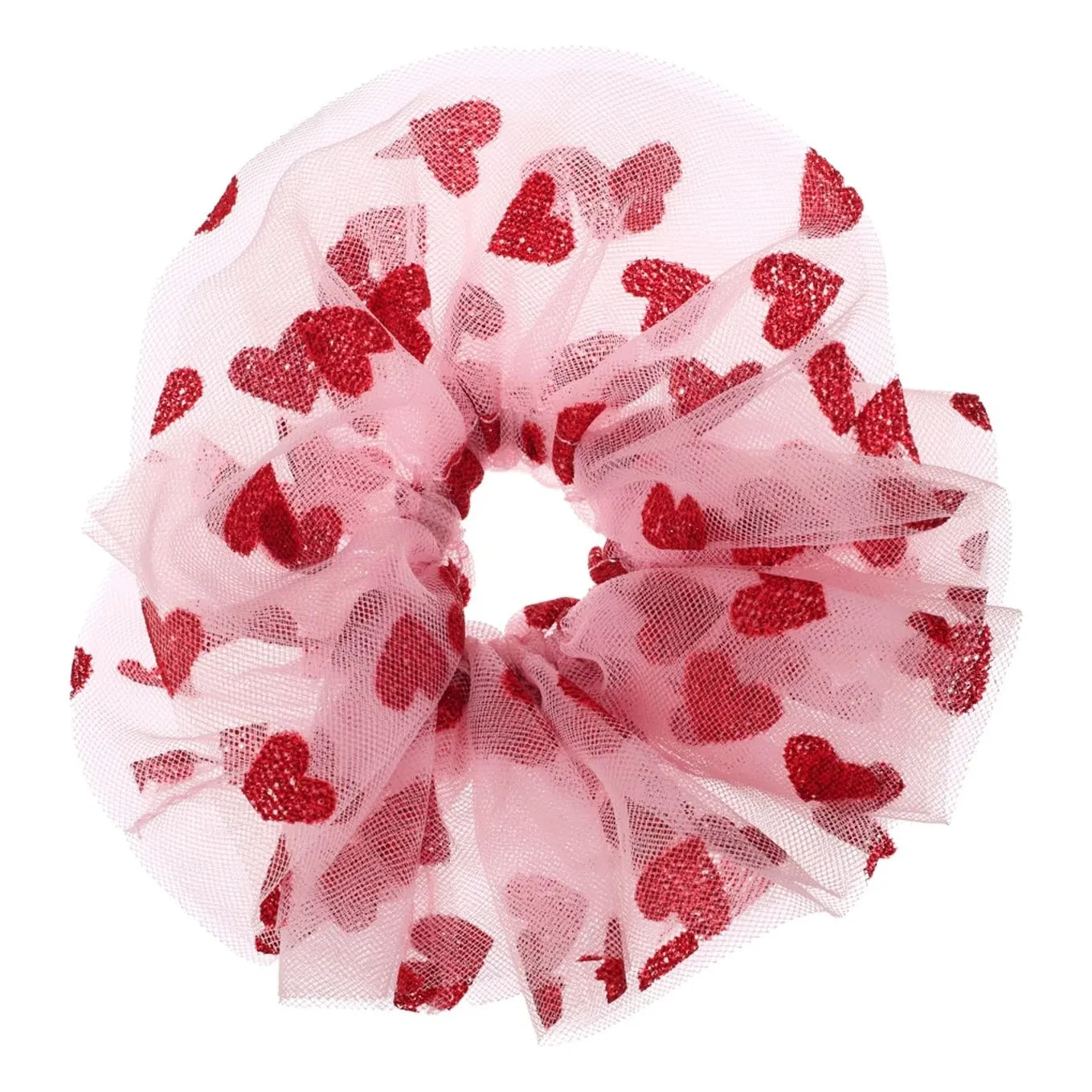 Rockahula Kids - Pink Tulle Heart Hair Clip