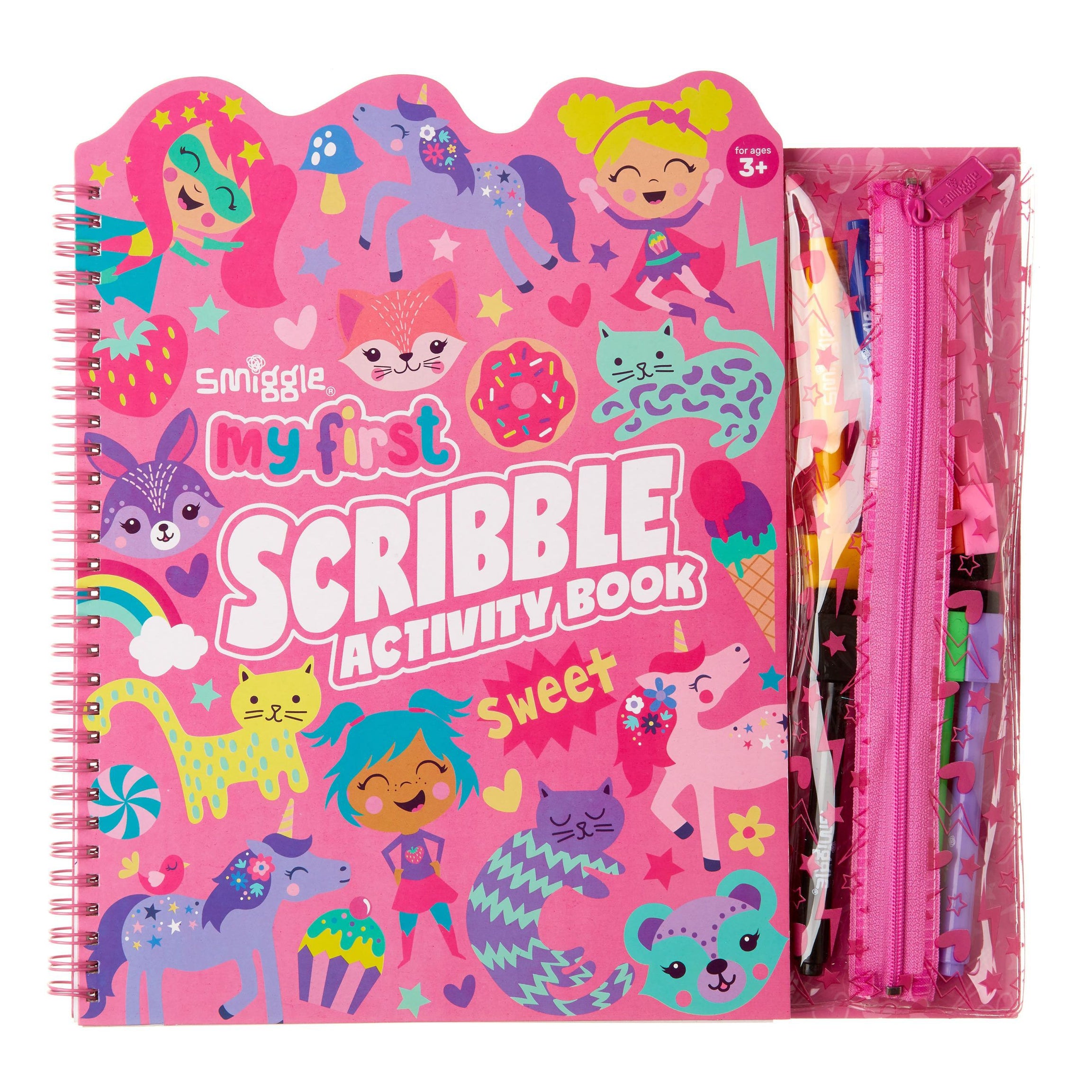 Smiggle - İngilizce İlk Karalama Aktivite Kitabım-Dinossi