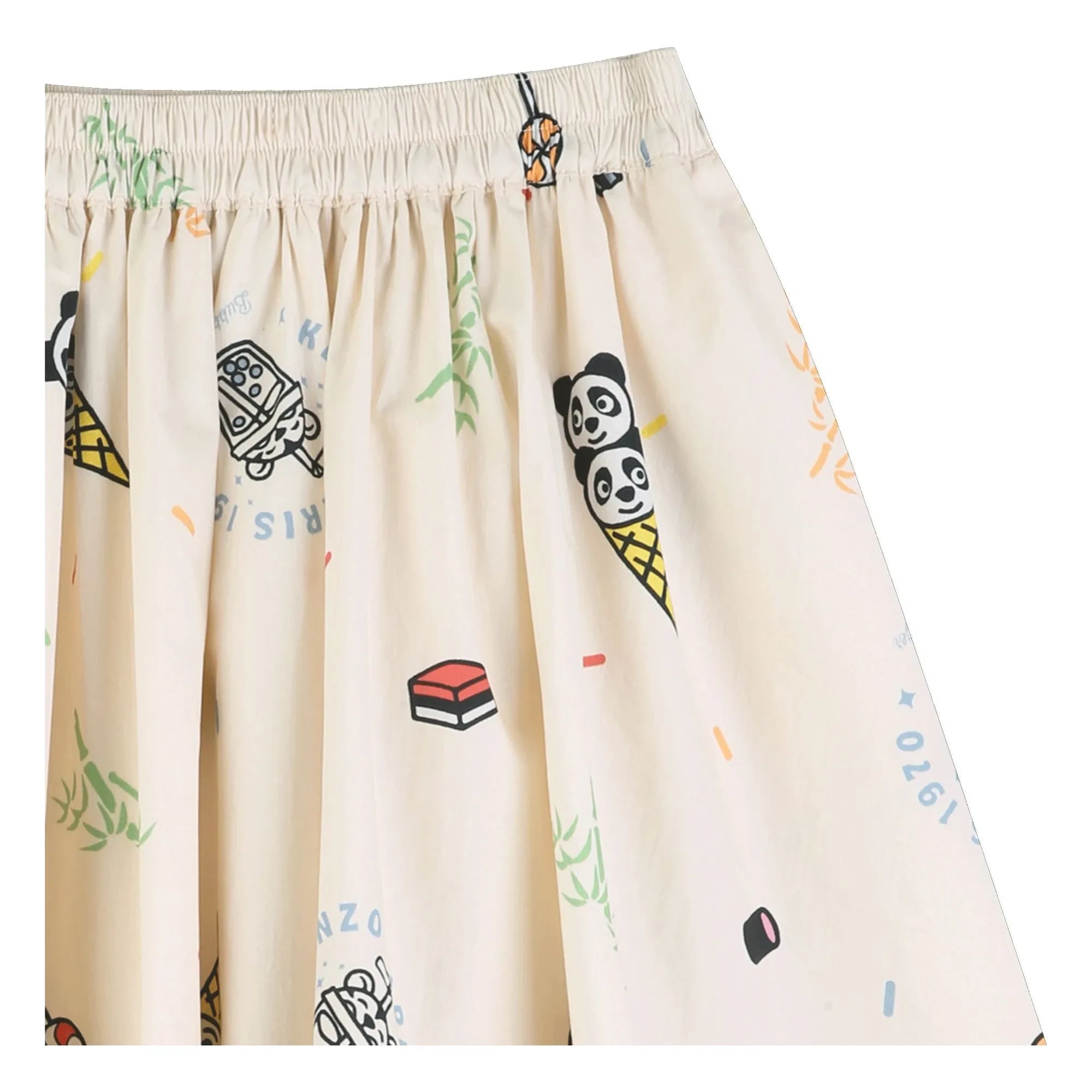 Kenzo - Happy Sweet Panda Skirt | Ecru