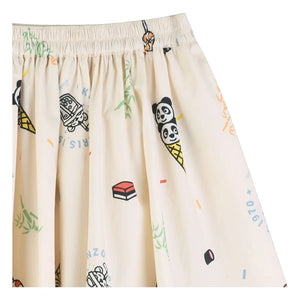 Kenzo - Happy Sweet Panda Skirt | Ecru