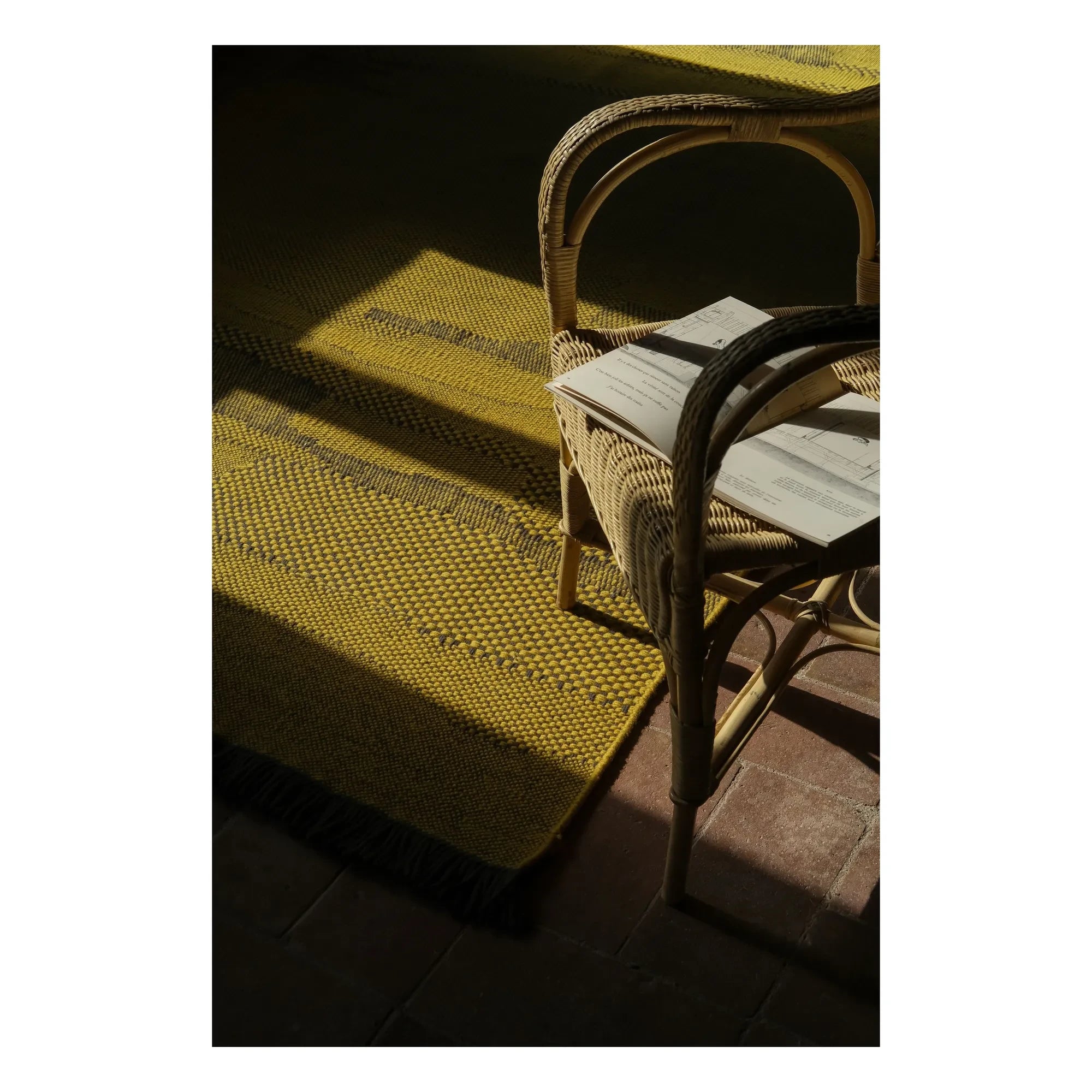 Nanimarquina - Wasabi Wool Rug | Mustard