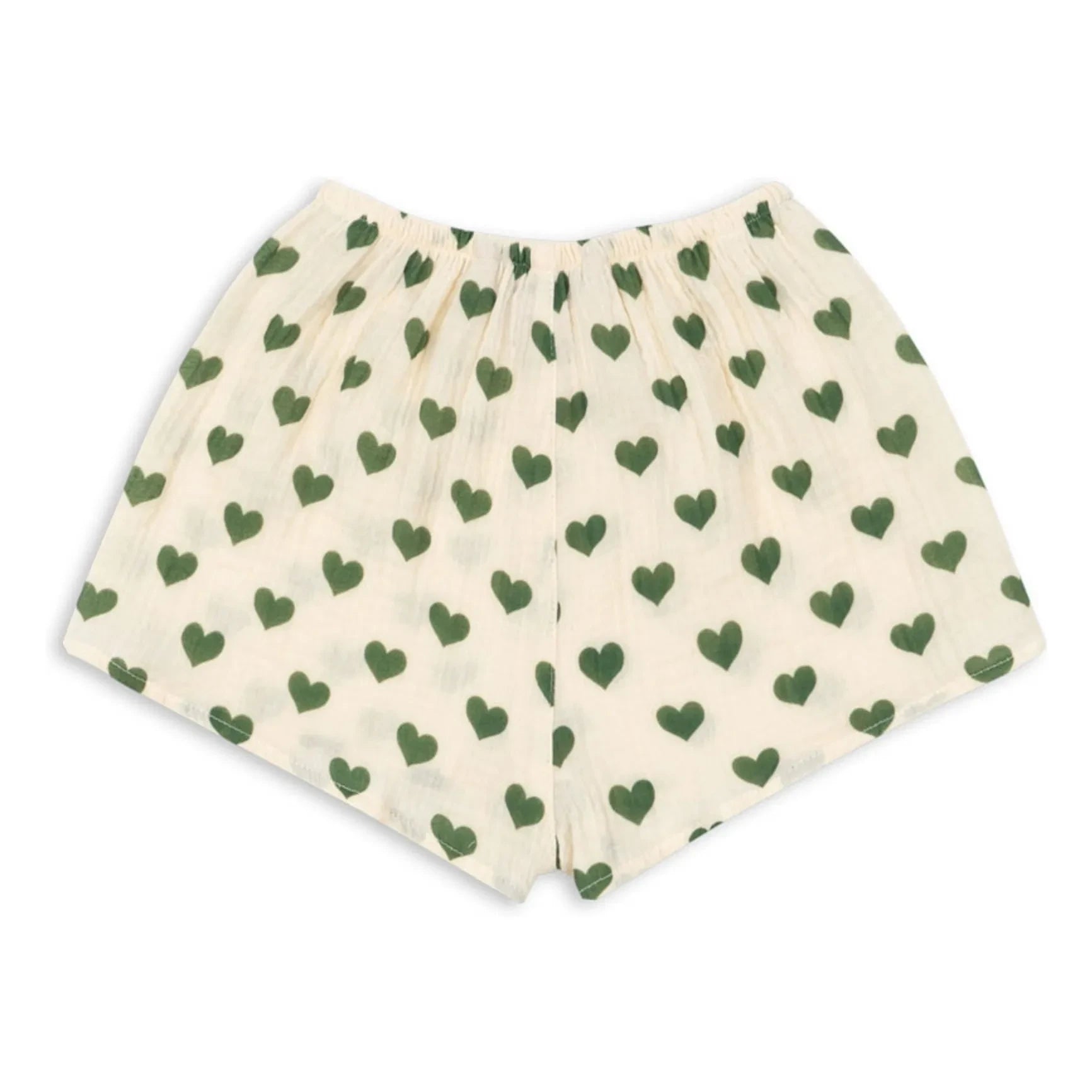 Konges Sløjd - Coco Hearts Organic Cotton Shorts | Ecru