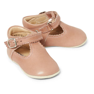 Petit Nord - Wavy T-Bar Mary Jane | Dust Pink