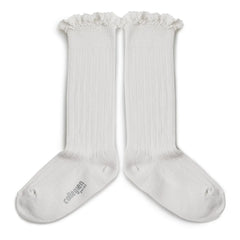 Collégien - Joséphine Socks | White