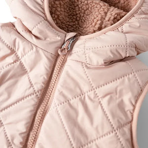 Liewood - Diana Sherpa-Style Sleeveless Jacket, Made from Recycled Fibers | Light Pink