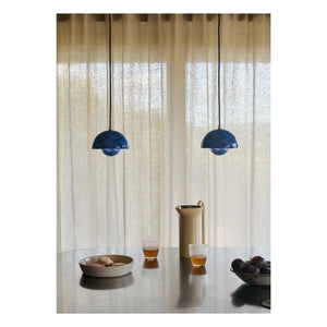 & Tradition - Flowerpot VP10 Patterned Pendant Lamp, Verner Panton | Cobalt