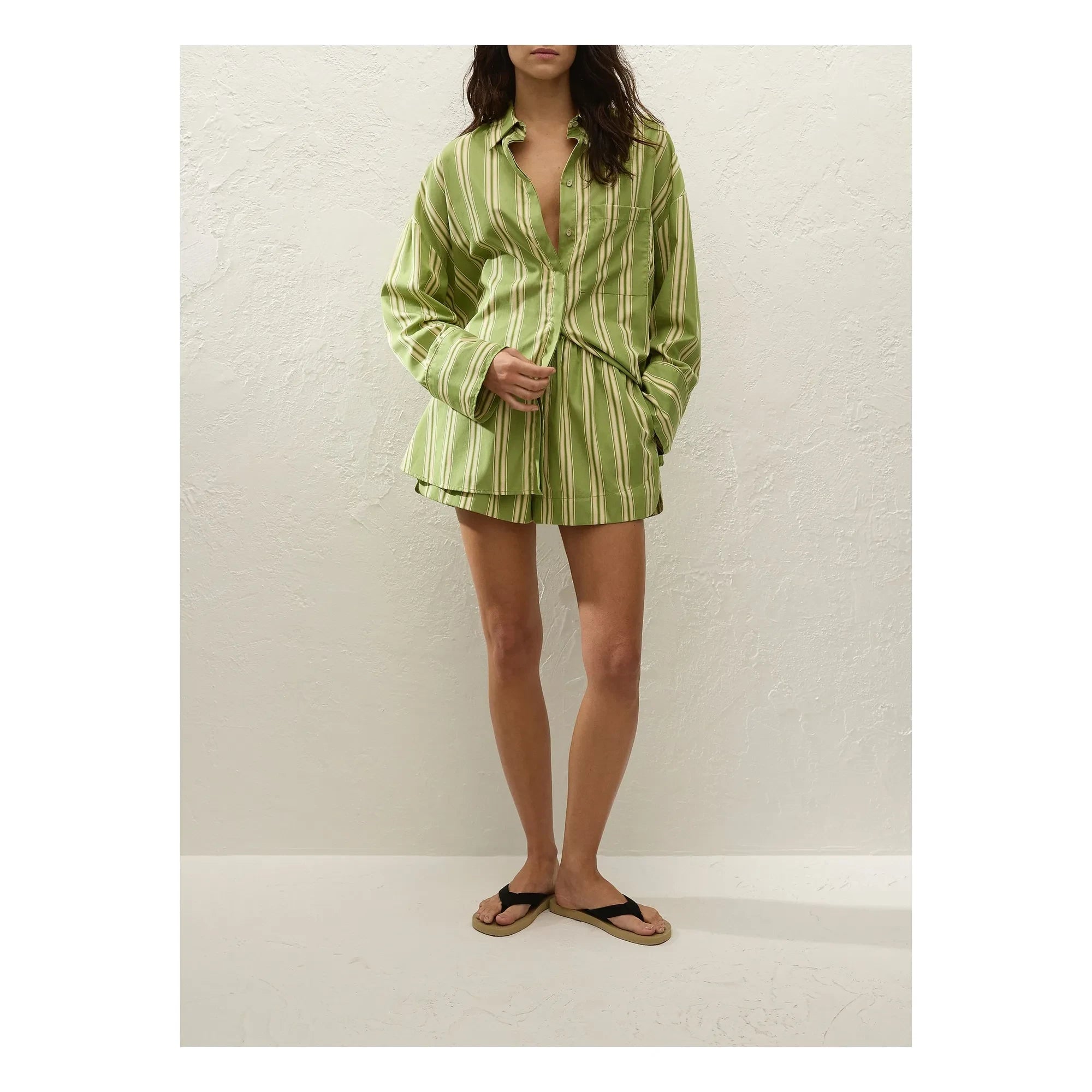 Faithfull the Brand - Clemente Striped Shirt | Green