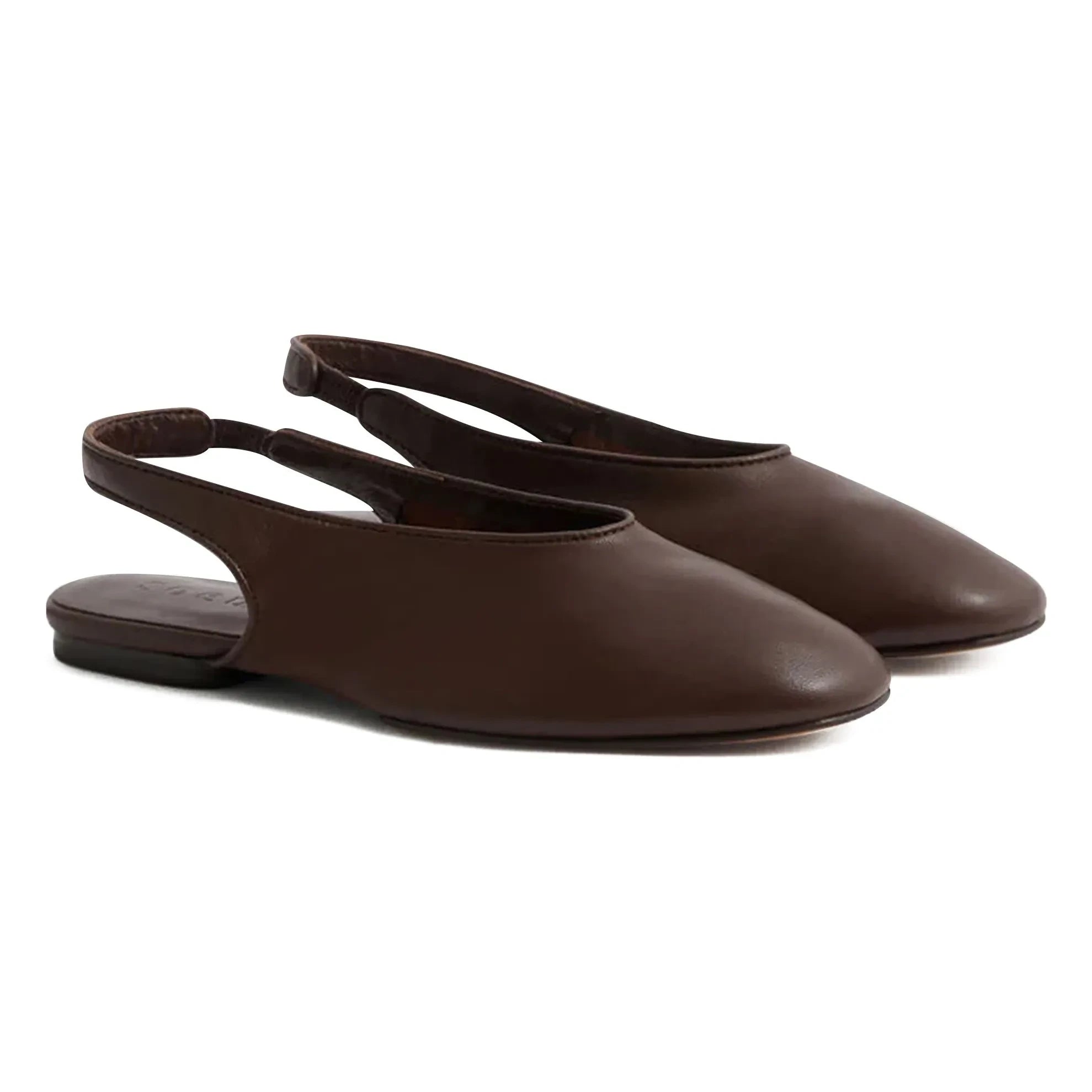 Soeur - Emmett Leather Ballerinas | Chocolate