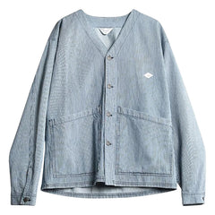 Wooden Store - Cardigan Giacca Loco | Gray Blue