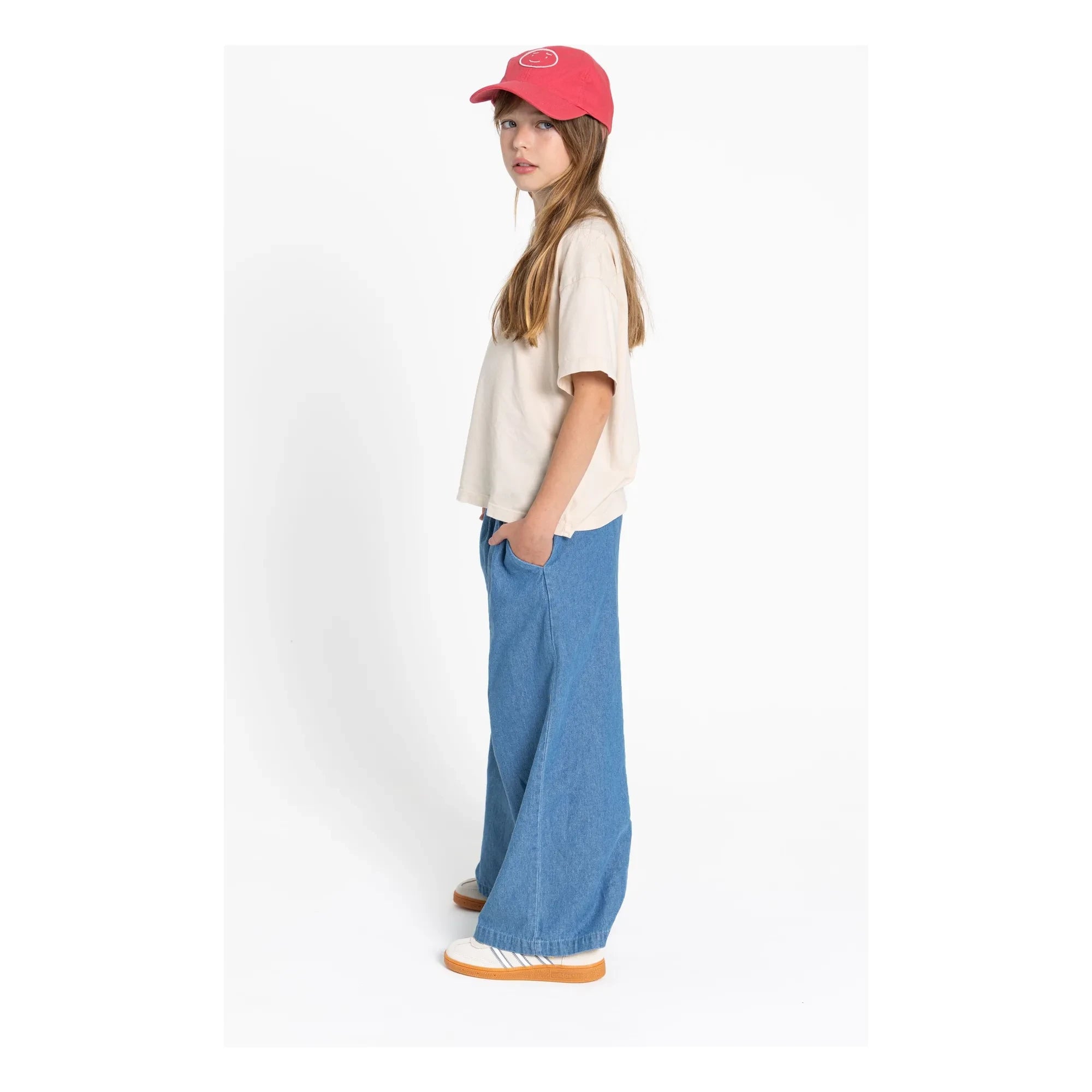 Smallable Kid - Liv Organic Cotton T-Shirt | Cream