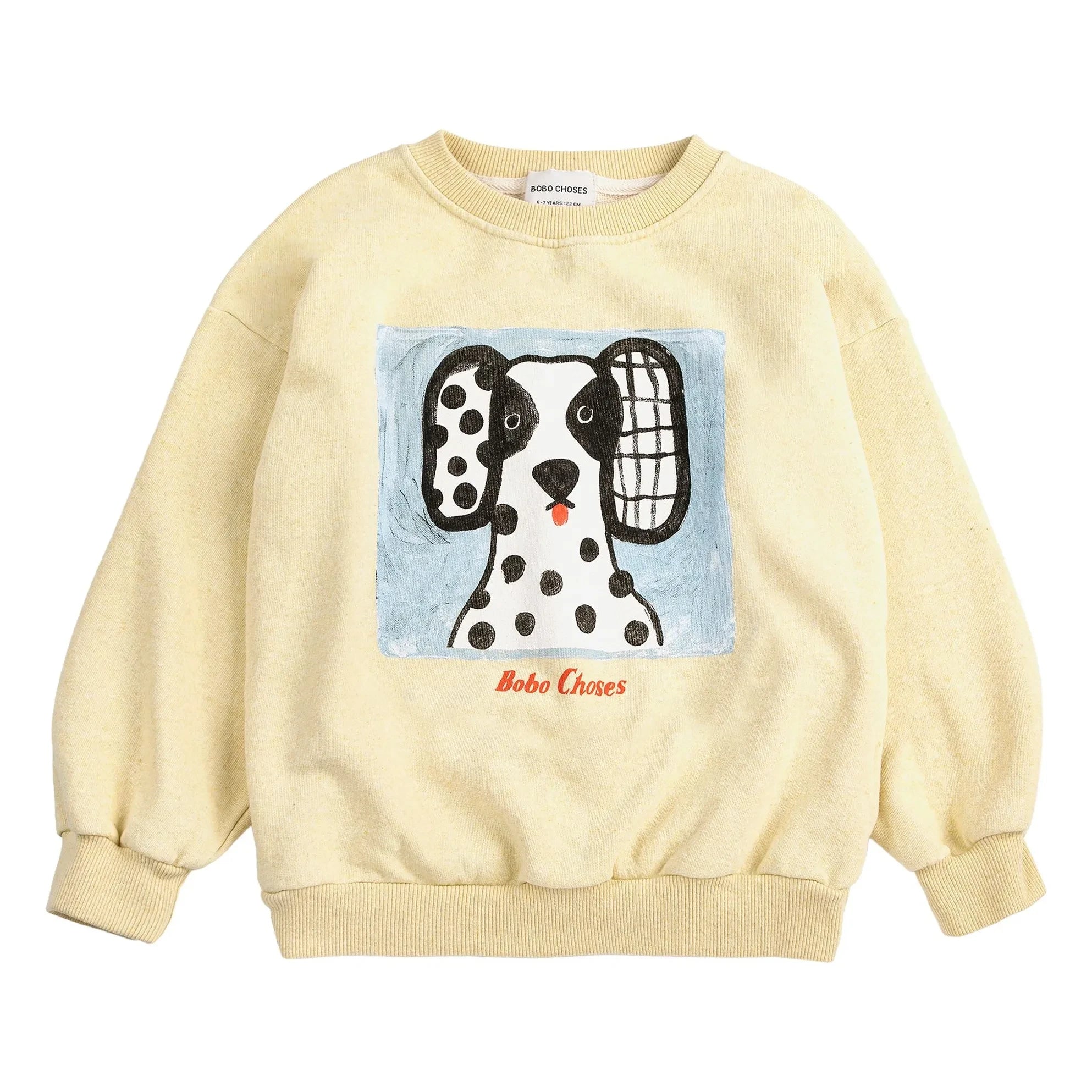 Bobo Choses - Dalmatian Organic Cotton Sweatshirt | Yellow