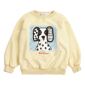 Bobo Choses - Dalmatian Organic Cotton Sweatshirt | Yellow