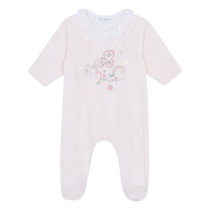 Tartine et Chocolat - ABC Floral Patterned Pajamas | Light Pink