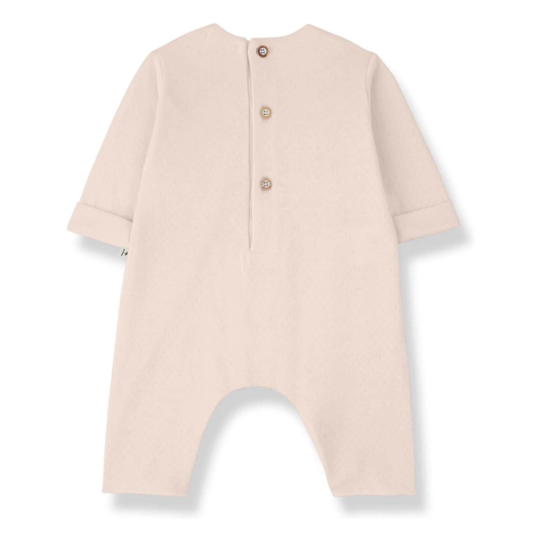 1+ in the family - Pointelle Margot Jumpsuit | Beige Pink