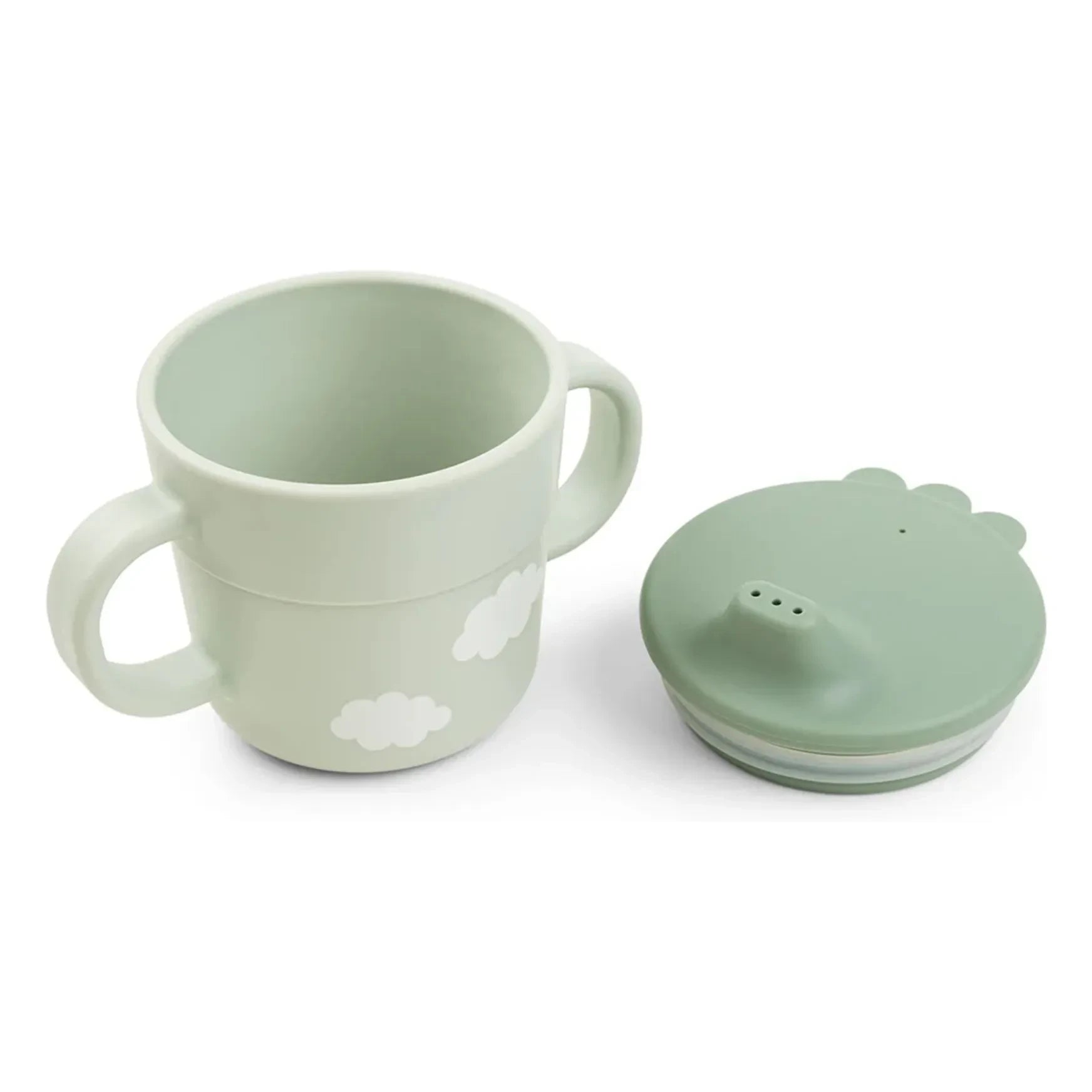 Done by deer - Happy Clouds Dinner Set | Sage
