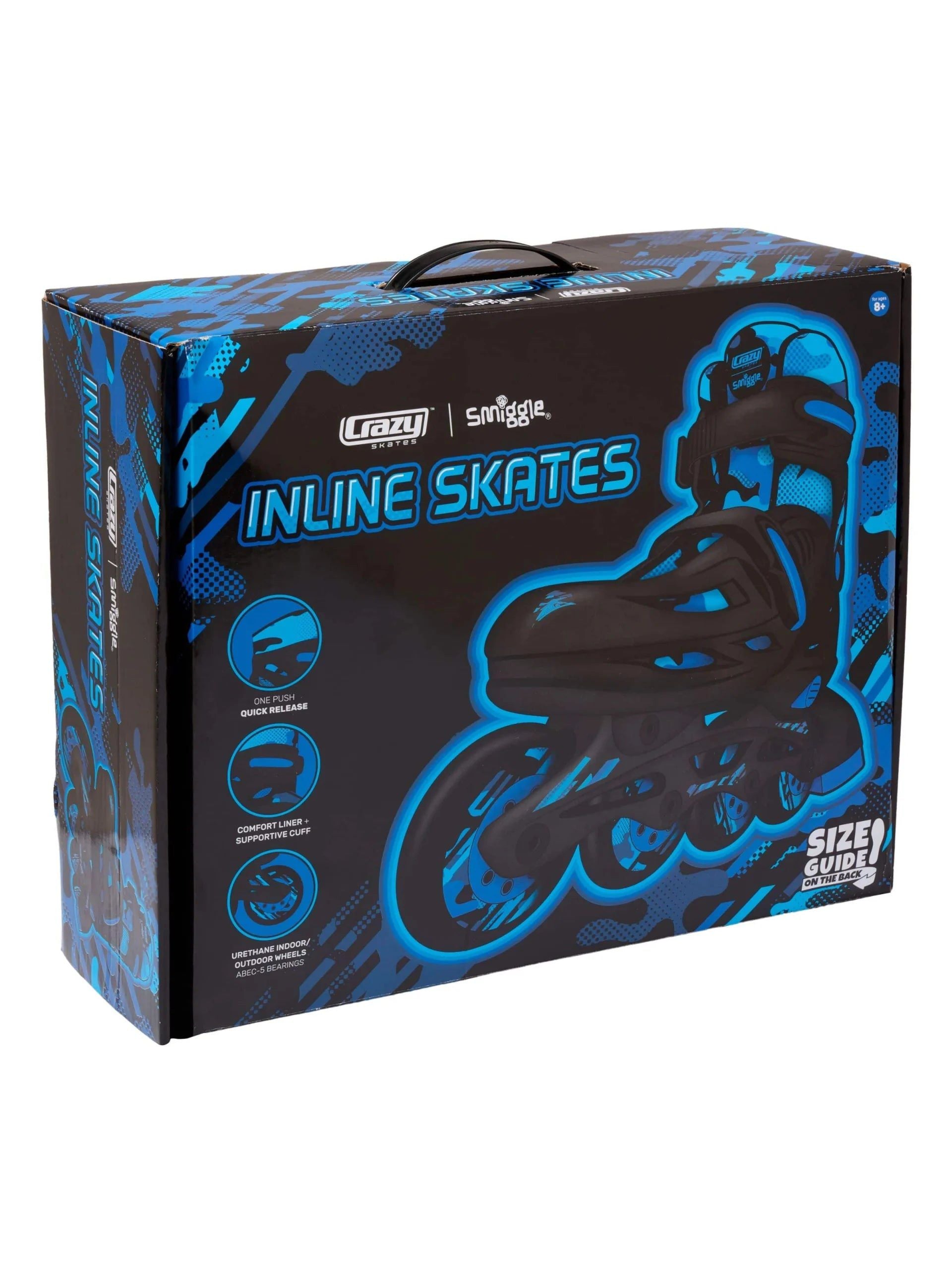 Smiggle - Funky Inline Ayarlanabilir Çocuk Pateni-Dinossi