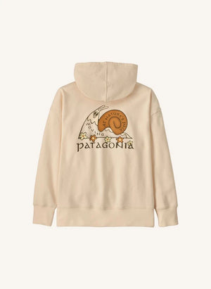 Patagonia - Logo Hooded Sweatshirt | Natural