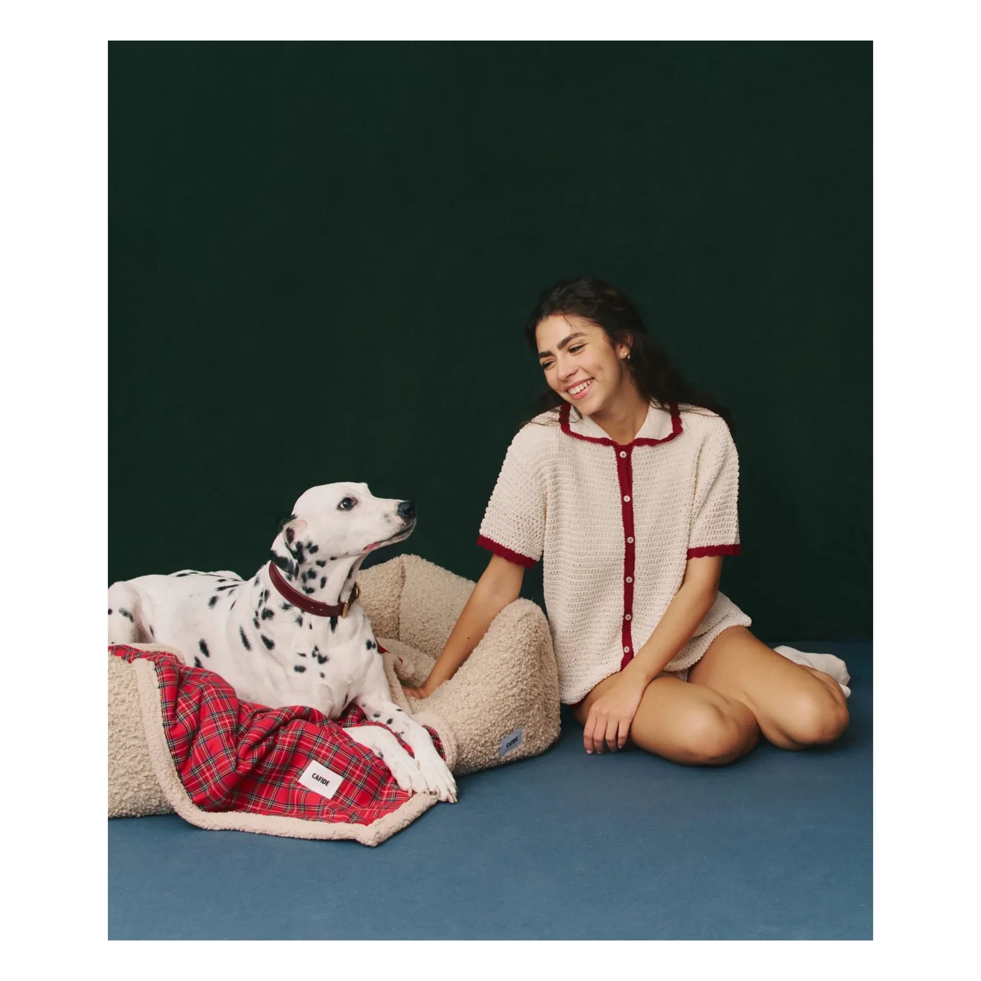Cafide - Toia Dog Blanket | Red