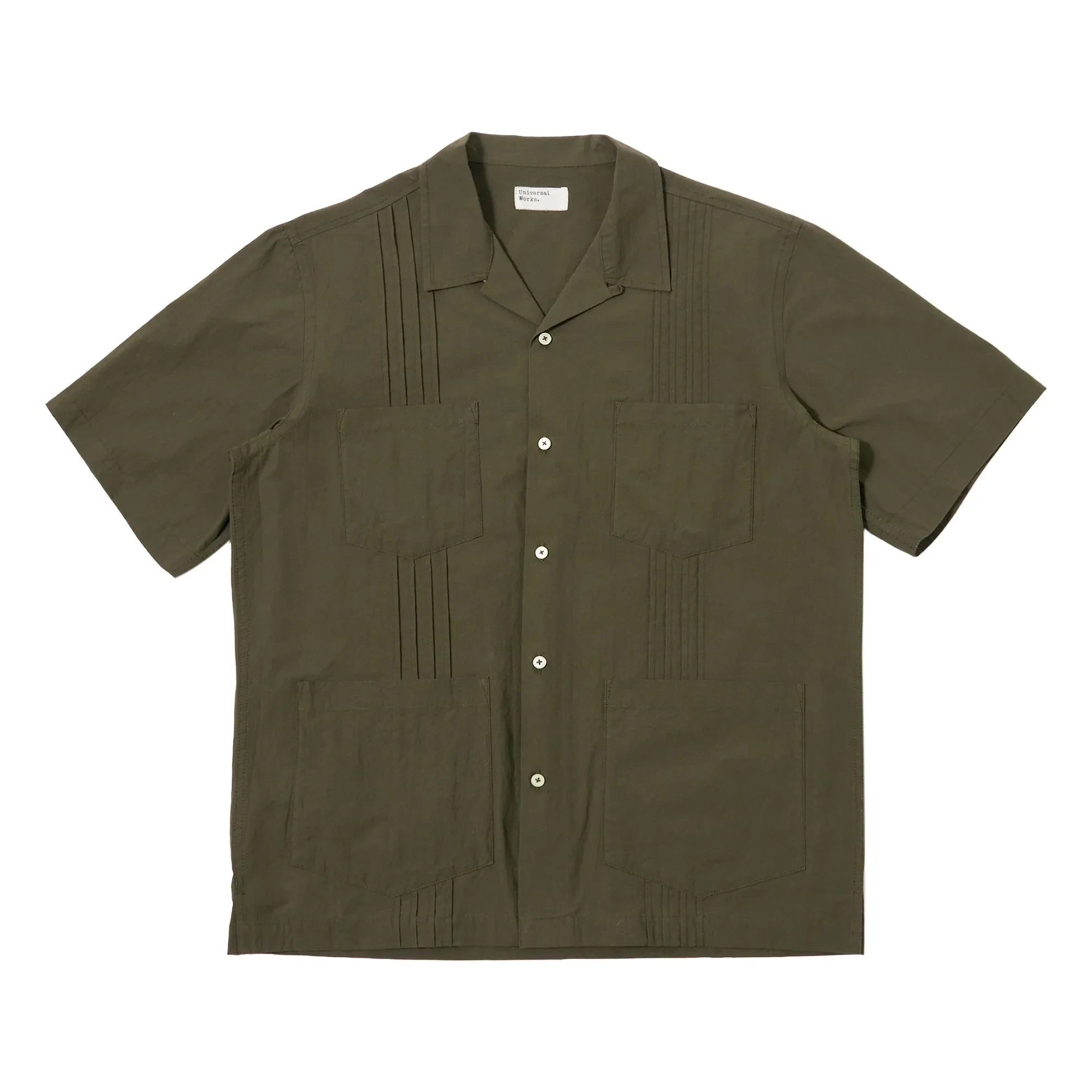 Universal Works - Dwight Cotton Shirt | Khaki