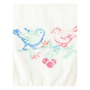 Gingersnaps - Charlee Embroidered Dress | White
