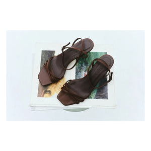 Augusta - Uma Sandals | Chocolate