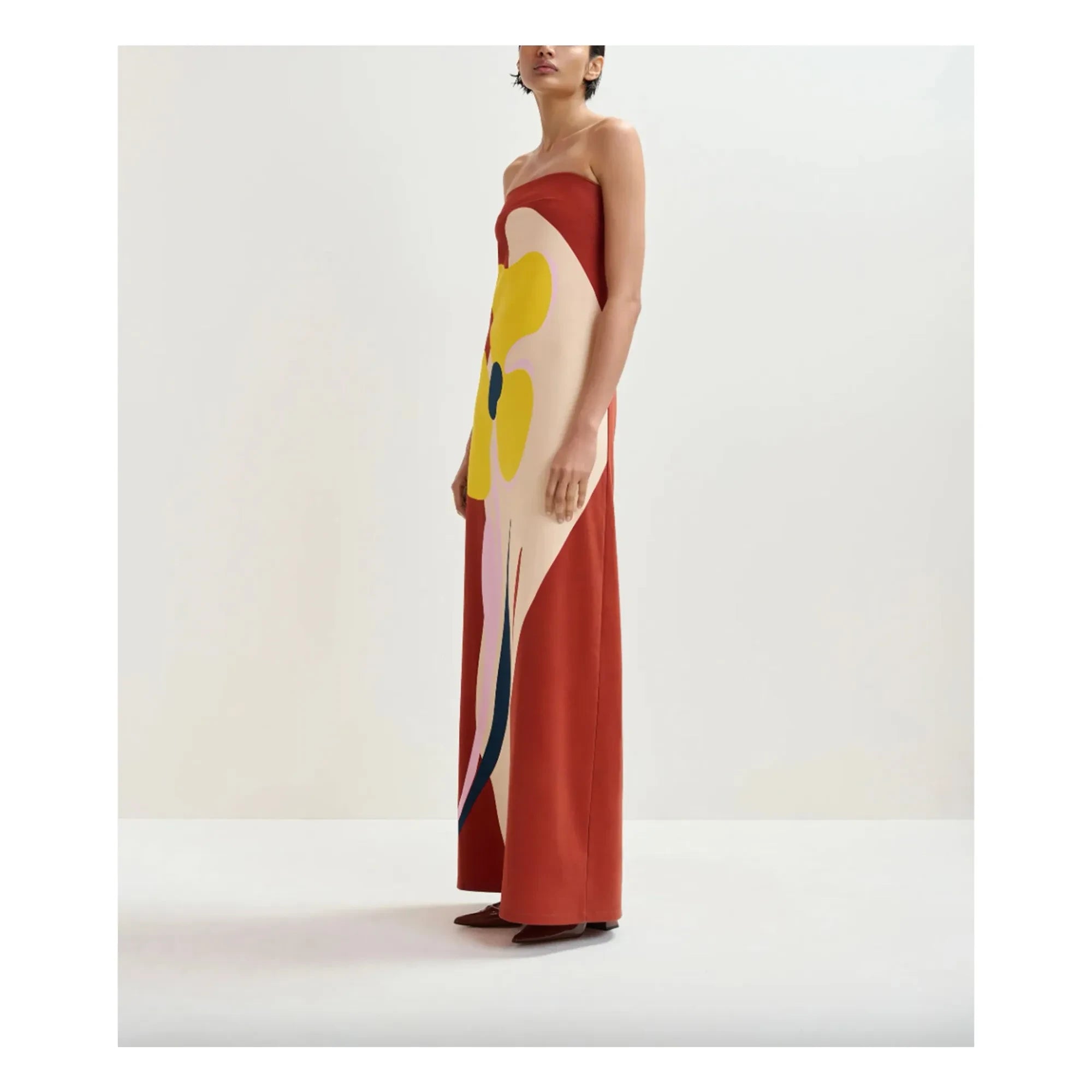 Essentiel Antwerp - Jannick Cotton Dress | Brick Red