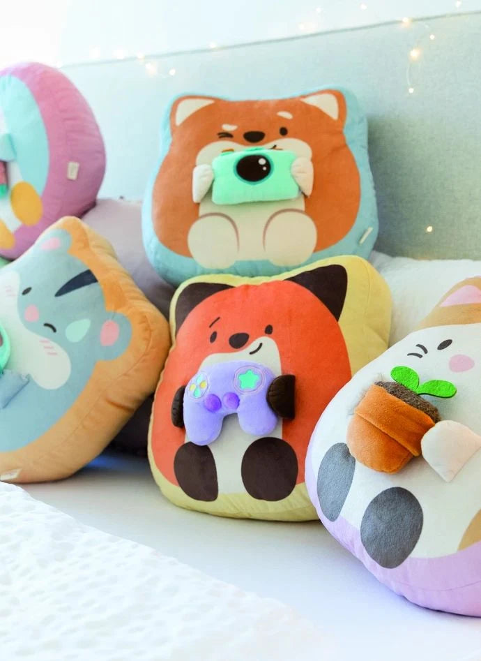 Nici - Hiro Camera Pillow | Brown