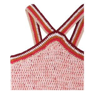 Zimmermann - Patience Tığ İşi Elbise | Soluk Pembe