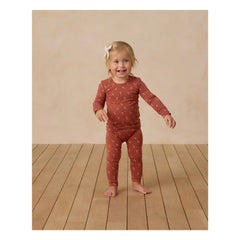 Quincy Mae - Rouge Brun Pajama Set