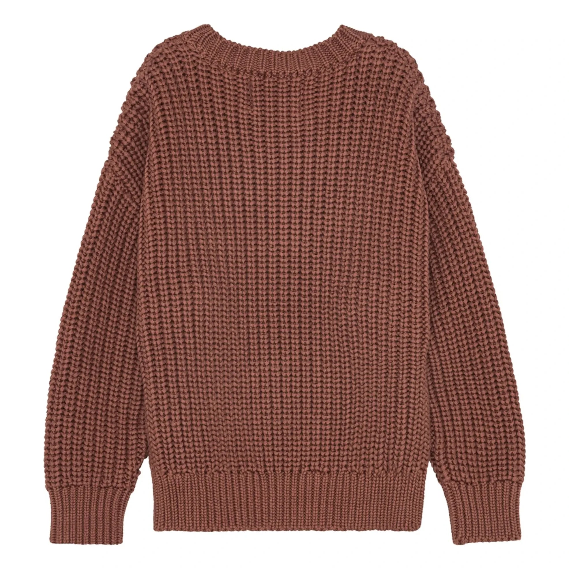 brunobruno nation - Sienna Organic Cotton Sweater | Burgundy