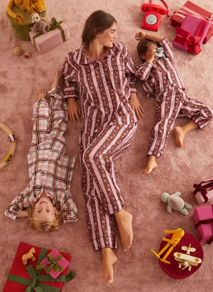 Folkloore - Tartan Pyjamas - Folkloore x Smallable | Pink
