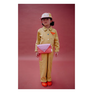 Sticky Lemon - Small Square Pouch Banana Bag | Powder Pink