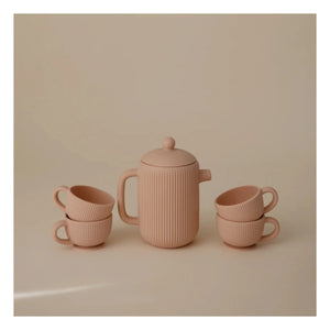 Mushie - Silicone Tea Set | Powder Pink