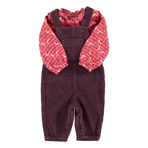 Piupiuchick - Floral Patterned Gathered Collar Blouse | Pink