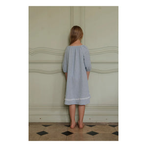 Risu Risu - Ostuni Organic Cotton Nightgown | Light Blue