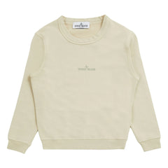 Stone Island - Handwritten Print Sweatshirt | Beige