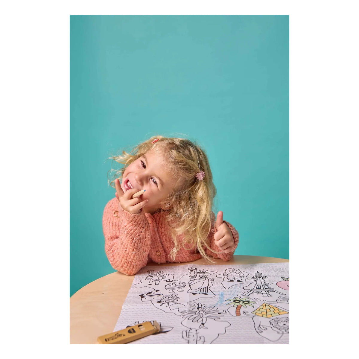 Omy - Atlas mini coloring set