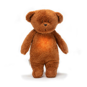 Moonie - Caramel Musical Teddy Night Light