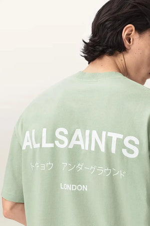 AllSaints Erkek Pamuklu Oversize Tişört