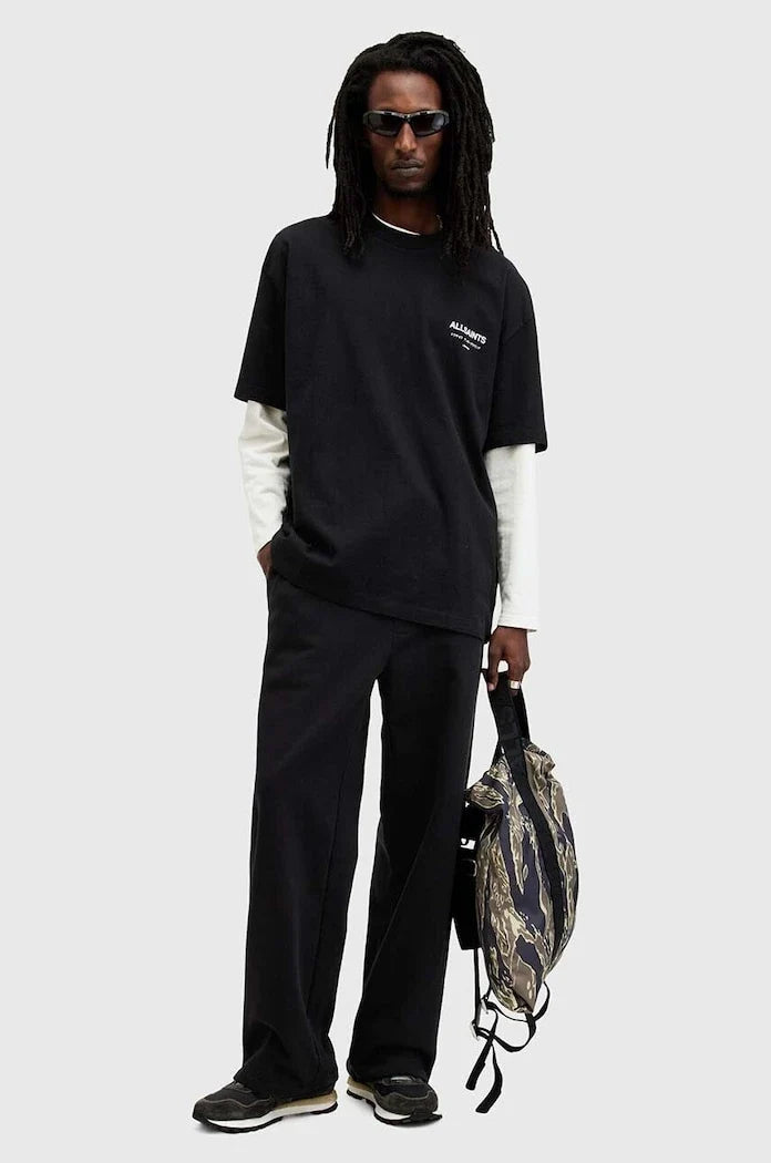 AllSaints Erkek Pamuklu Oversize Tişört