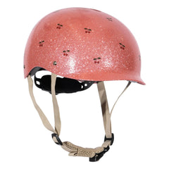 Konges Sløjd - Cherry Glitter Bicycle Helmet | Pink