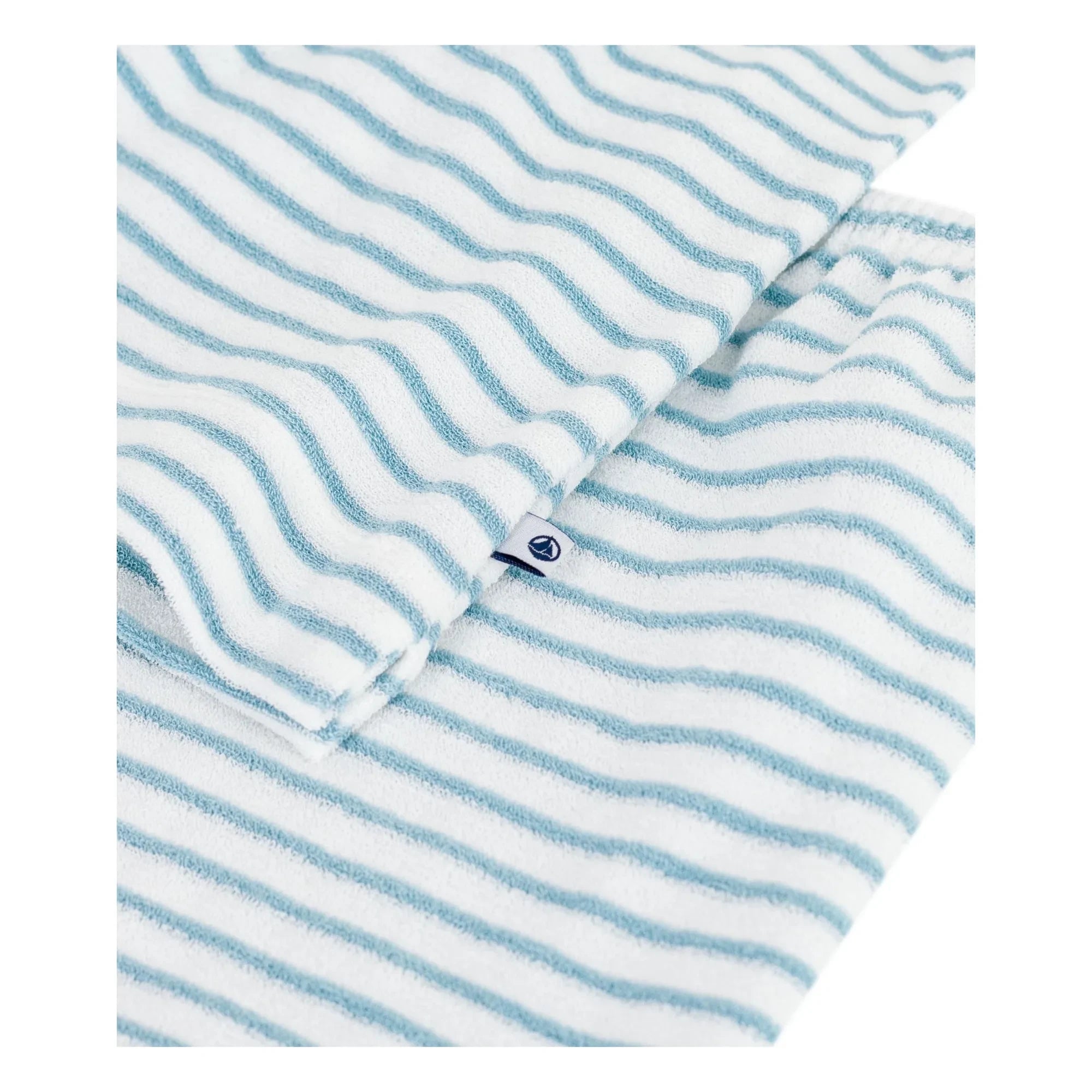 Petit Bateau - Striped Towel Pajama Shorts | Blue
