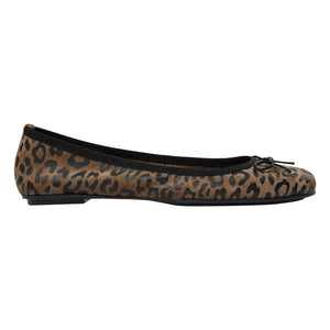 Sofie Schnoor - Leopard Agnessy Suede Ballerinas | Brown
